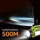 Axya LED Searchlight: USB Rechargeable, Waterproof, 5 Modes, Long Range, Outdoor Torch
