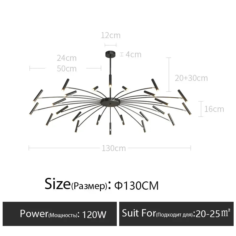 Axyaa Nordic Restaurant Pendant Light Modern LED Suspension Lamp