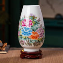 Axyaa Jingdezhen Ceramic Vase for Home Decor and Office Ornaments