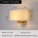 Axyaa Modern Minimalist Bedroom Bedside Lamp Hotel Living Room Wall Light