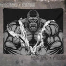 Axyaa Orangutan Rhino Animal Fitness Tapestry Wall Hanging for Home Decoration