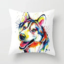 Axyaa Cute Dog Pattern Pillowcase Cover 45x45cm for Kids Room & Living Sofa Decor