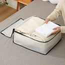 Axyaa Foldable Quilt Storage Bag - Dustproof Organizer for Wardrobe, Large Capacity