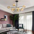 Axyaa Modern minimalist Nordic chandelier for living room, restaurant, and bedroom lighting