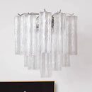 Axyaa 3 Tier Glass Tube Wall Light Fixture French Design ucwords