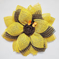 Axyaa Sunflower Bee Wreath 3D Wall Hanging Ornament – Festive Home Decoration
