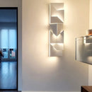 Axyaa Nordic White LED Wall Lamp Modern Simple Design for Living Room, Bedroom, and Aisle