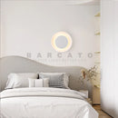 Axyaa Bedside LED Wall Lamp Modern Nordic Room Decor Plaster Light