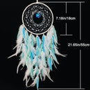 Axyaa Colorful Feather Pendant Dream Catcher Wall Hanging for Living Room
