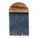 Axyaa Wooden Wall Hanging Tassel Tapestry - Modern Bohemian Decor