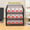 Axyaa Metal Mesh 3-Tier Desk File Organizer - Space-Saving Paper Storage Rack