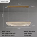 Axyaa LED Acrylic Chandelier for Modern Minimalist Home Decor