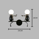 Axyaa Cute Doll Wall Light for Bedroom - LED Indoor Sconce Home Decors