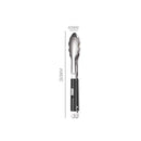 Axyaa Stainless Steel BBQ Tongs Buffet Clip for Non-Stick Grilling