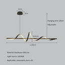 Axyaa LED Pendant Chandelier for Dining Table Ceiling, Living Room, Kitchen, Bar & Home Décor