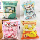 Axyaa Snack Bag Pillow Bunny Bunny Dinosaur Penguin Cherry Blossom Mini Ornaments