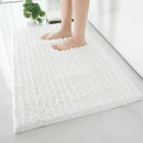 Axyaa Chenille Bath Mat: Soft, Absorbent, Anti-Slip Rug for Bathroom & Shower
