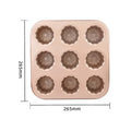 Axyaa Carbon Steel Mini Cake Pan Muffin Cupcake Baking Tool