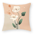 Axyaa Flower Print Sofa Pillow Cover for Decor, Car Seat, and Cute Decor Display