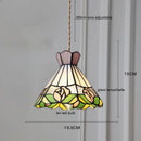 Axyaa Nordic Modern LED Flower Glass Copper Hanging Lamp for Home Decor