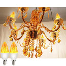 Axyaa LED Flame Bulb 5W E14 Corn Lamp Dynamic Flickering Candle Light