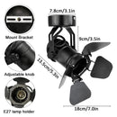 Axyaa Industrial Vintage Ceiling Spotlight with Foldable Flippers LED Spot Lights