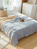 Nordic Cotton Throw Blanket | Axyaa Summer Quilt for Home Decor & Sofa