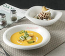 Axyaa Irregular Petal Bowl - Elegant Deep Plate for Salads, Fruits