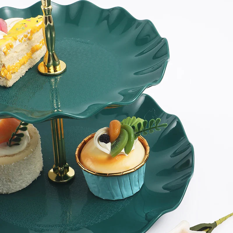 Axyaa Cake Candy Stand Round Wedding Party Display Tray