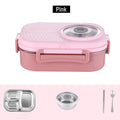 Axyaa Stainless Steel Thermal Lunch Box & Soup Bowl Set with Spoon