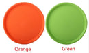 Axya Non Slip Round Fruit Plate Tea Tray, Kindergarten Hotel Tableware Serving Tray