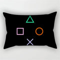 Axyaa 30x50cm Gamer Handle Print Pillowcase for Sofa, Car Seat, Gaming Room