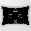Axyaa 30x50cm Gamer Handle Print Pillowcase for Sofa, Car Seat, Gaming Room