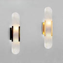 Axyaa Marble Wall Light: Minimalist Stone Lamp for Home Decor