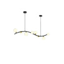 Axyaa Nordic Iron Glass Ball Chandelier LED Light for Home and Business
