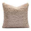 Axyaa Leopard Printed Velvet Cushion Cover 45x45cm Burnt Orange Knot Home Decor