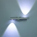 Axyaa Adjustable Angle LED Wall Lamp for Bedroom, Aluminum Nordic Design