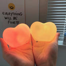 Axyaa Love Heart LED 3D Lamp: Romantic Wedding Night Light for Home Decoration