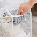 Axyaa Foldable Ventilated Dirty Clothes Basket - Large Capacity Laundry Organizer Storage