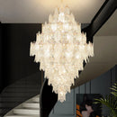 Axyaa Luxury Crystal Chandelier Light for Elegant Villa, Hotel, and Duplex Hall