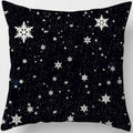 Christmas Elk Print Pillowcase 45x45cm for Sofa, Car, Bedroom & Living Room Decor