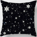 Christmas Elk Print Pillowcase 45x45cm for Sofa, Car, Bedroom & Living Room Decor