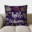 Axyaa Autumn Leaves Decorative Pillow Cover for Sofa, Bedroom, Car