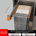 Axyaa Aluminum Alloy Pant Hangers: Adjustable, Multi-Functional, & Collapsible Clothes Rack