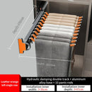 Axyaa Aluminum Alloy Pant Hangers: Adjustable, Multi-Functional, & Collapsible Clothes Rack