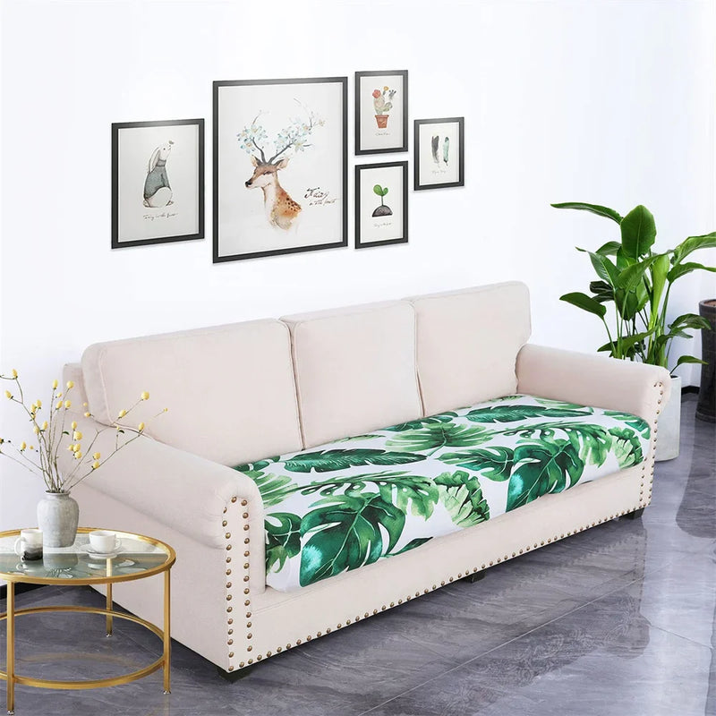 Axyaa Stretch Sofa Cover Slipcover Protector with Elastic Bottom