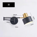 Axyaa Modern Rocker LED Wall Light for Room Decor, Bedside, Study, Adjustable Sconces