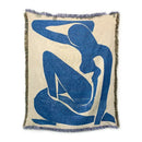 Axyaa Ins Style Throw Blanket - Vintage Knitted Jacquard Blanket
