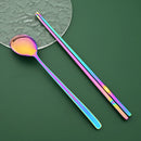Axyaa 8-Piece Stainless Steel Flatware Set with Mirror Finish