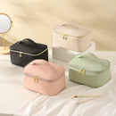 Axyaa Korean Square Travel Cosmetic Bags - Makeup Brush Toiletry Organizer